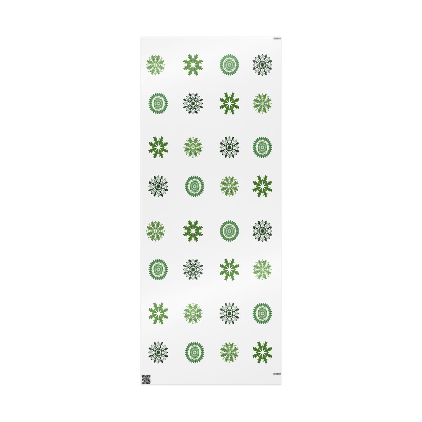 Tree Mandalas in Green Paper Roll - Just Gigi IFYKYK