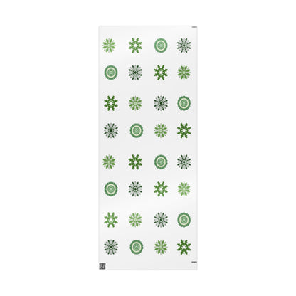 Tree Mandalas in Green Paper Roll - Just Gigi IFYKYK