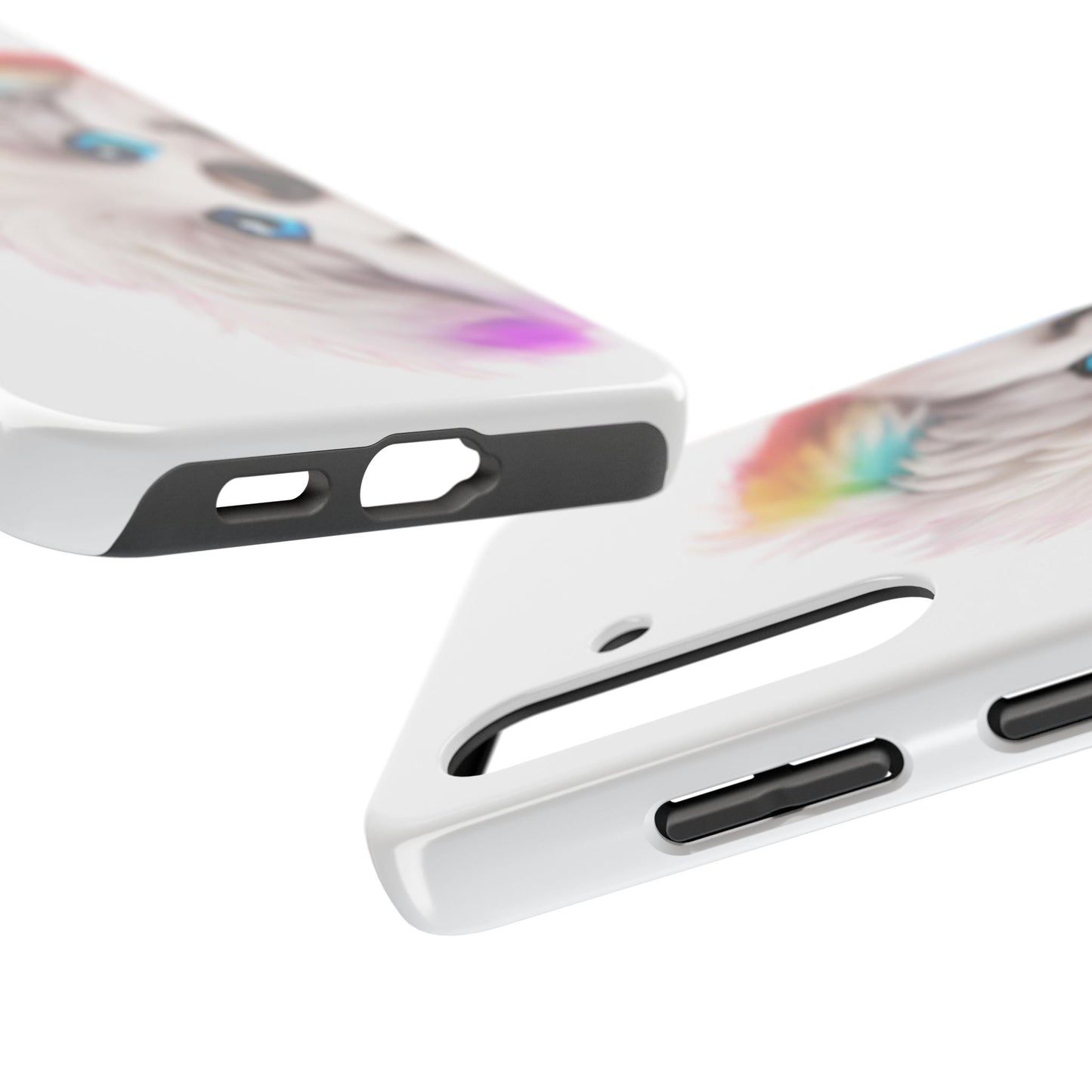 Peeking Doggo design Tough Phone Cases
