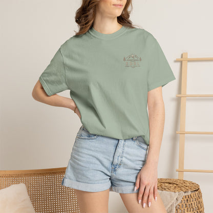 EDRL Mountain Logo T‑Shirt — Minimal Outdoor Crewneck