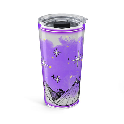 Purple Mountains Tumbler - 20oz Insulated Tumbler Just Gigi IFYKYK