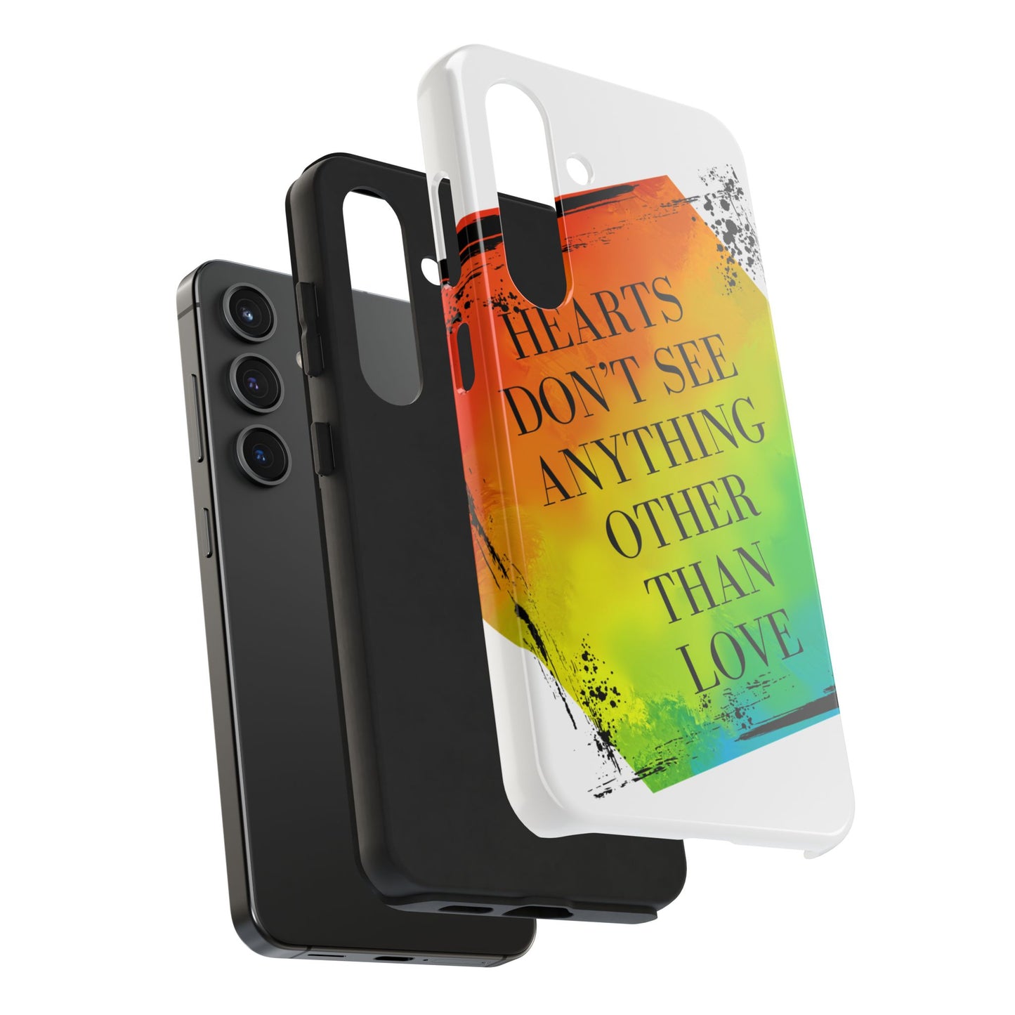 Hearts don't see anything other than love Tough Phone Cases Just Gigi IFYKYK