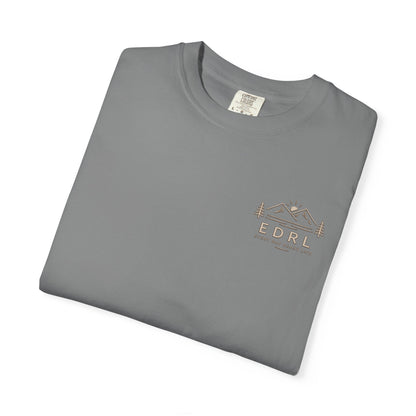 EDRL Mountain Logo T‑Shirt — Minimal Outdoor Crewneck