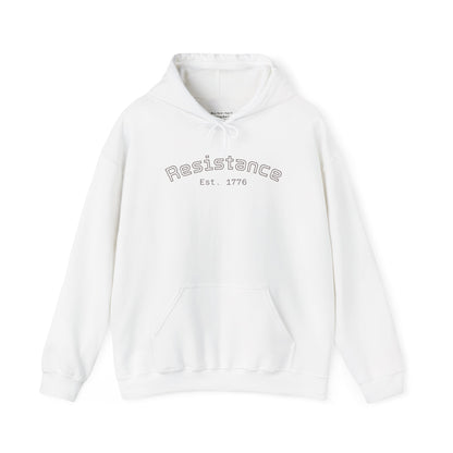 Resistance Hoodie — Vintage Flag Graphic Hooded Sweatshirt (Est. 1776)