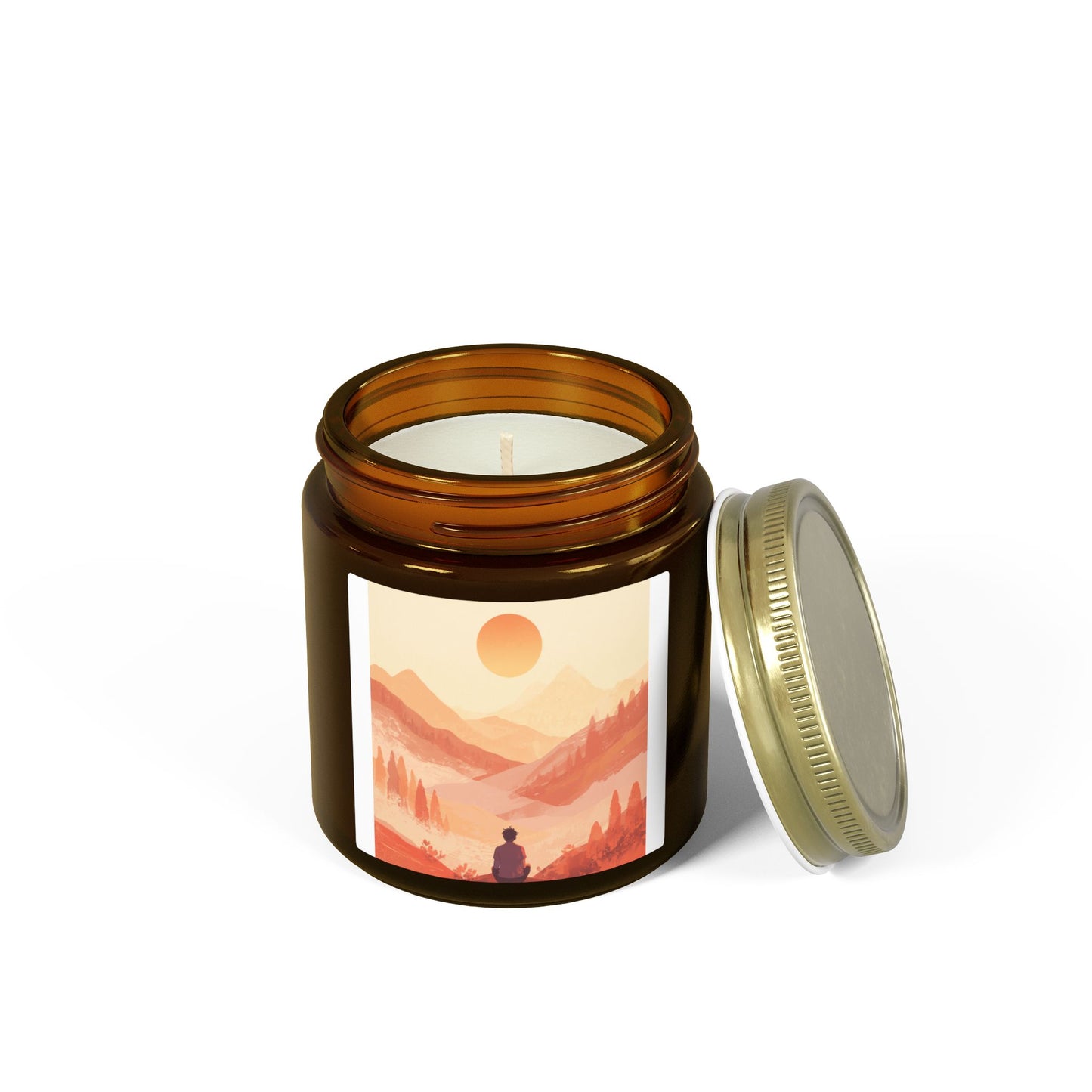 Warm Sunset Mountain Jar - Just Gigi IFYKYK