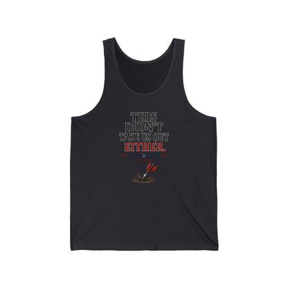 Patriotic "This Didn’t Take Us Out Either" Tank Top — 1776  2026 Independence Tee