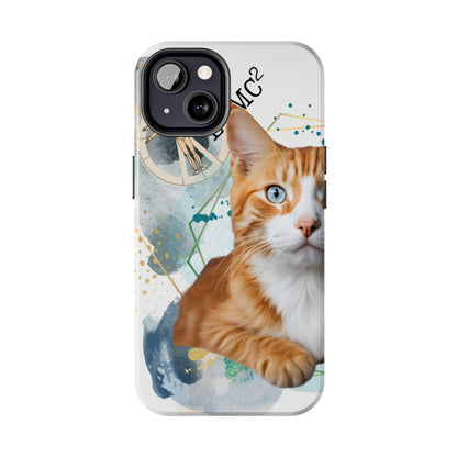 E=MC2 Cat Tough Phone Cases