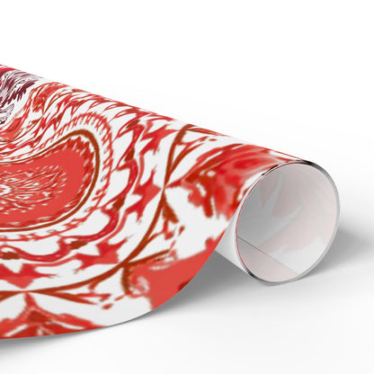 Retro Red Designer Wrapping Paper Roll — Just Gigi IFYKYK