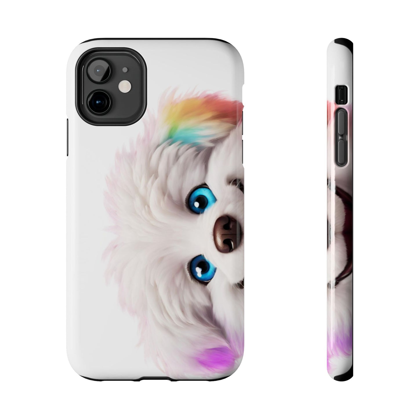 Peeking Doggo design Tough Phone Cases