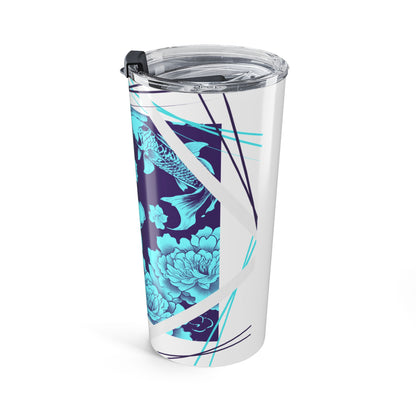 Chic Teal Koi Fish Tumbler - 20oz Just Gigi IFYKYK