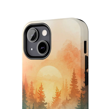 Sunset Forest Mist Tough Phone Case -Just Gigi IFYKYK
