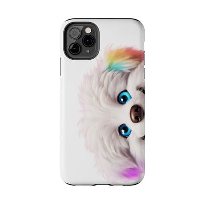 Peeking Doggo design Tough Phone Cases