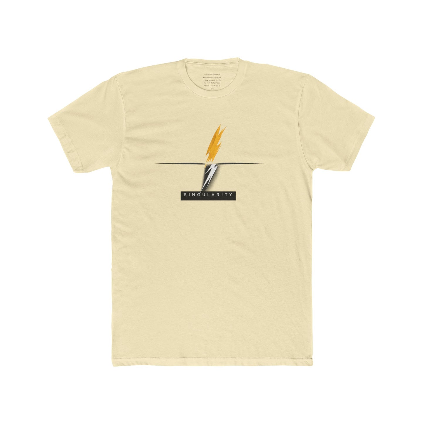 The Singularity Minimal Graphic Cotton Tee ONWARD Brand By Gigi