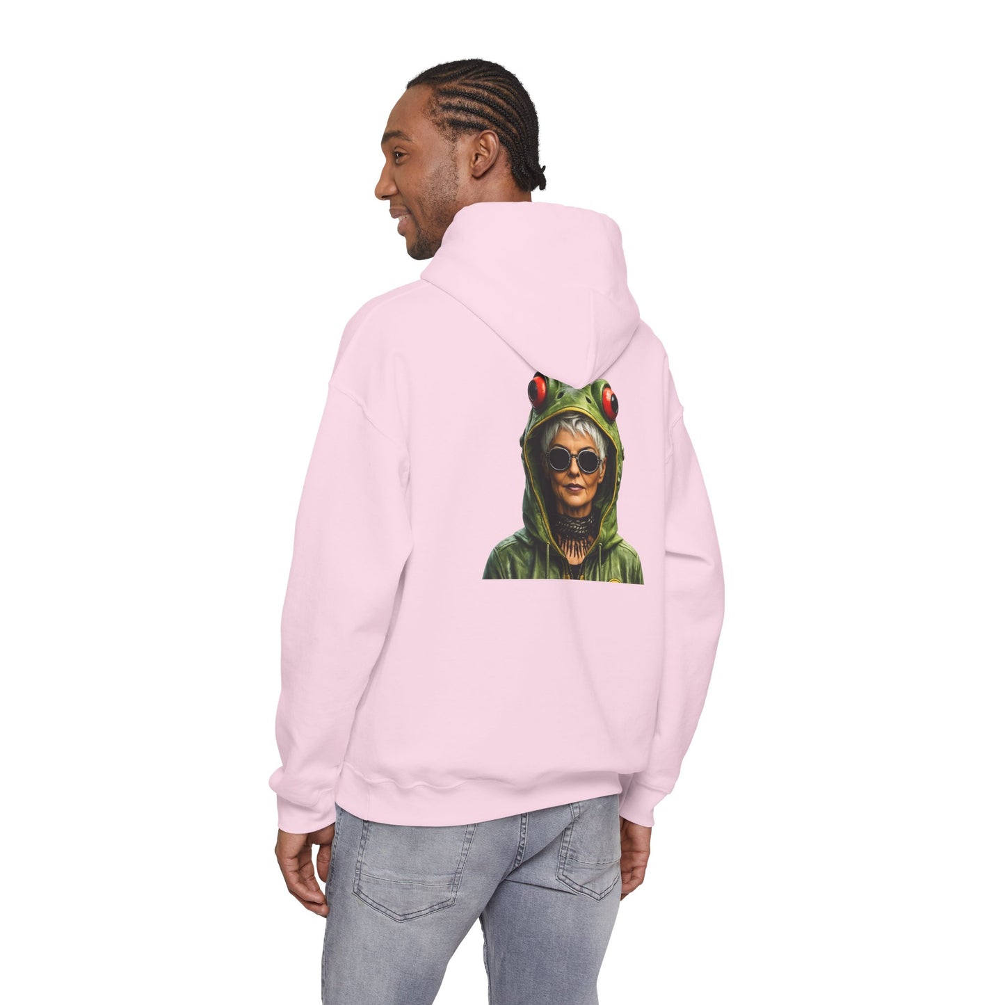 Resistance Est. 1776 Hoodie — Frog Hood Portrait Graphic Sweatshirt