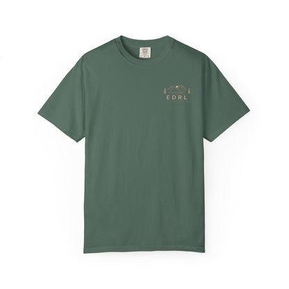 EDRL Mountain Logo T‑Shirt — Minimal Outdoor Crewneck