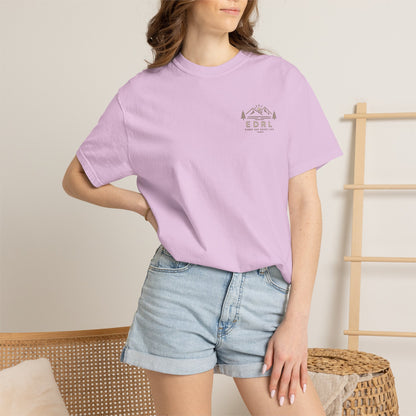 EDRL Mountain Logo T‑Shirt — Minimal Outdoor Crewneck