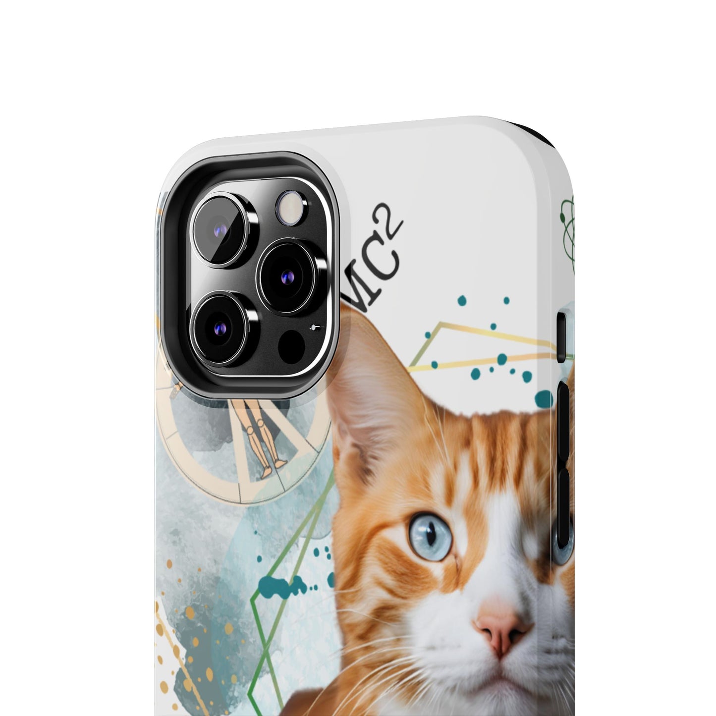 E=MC2 Cat Tough Phone Cases