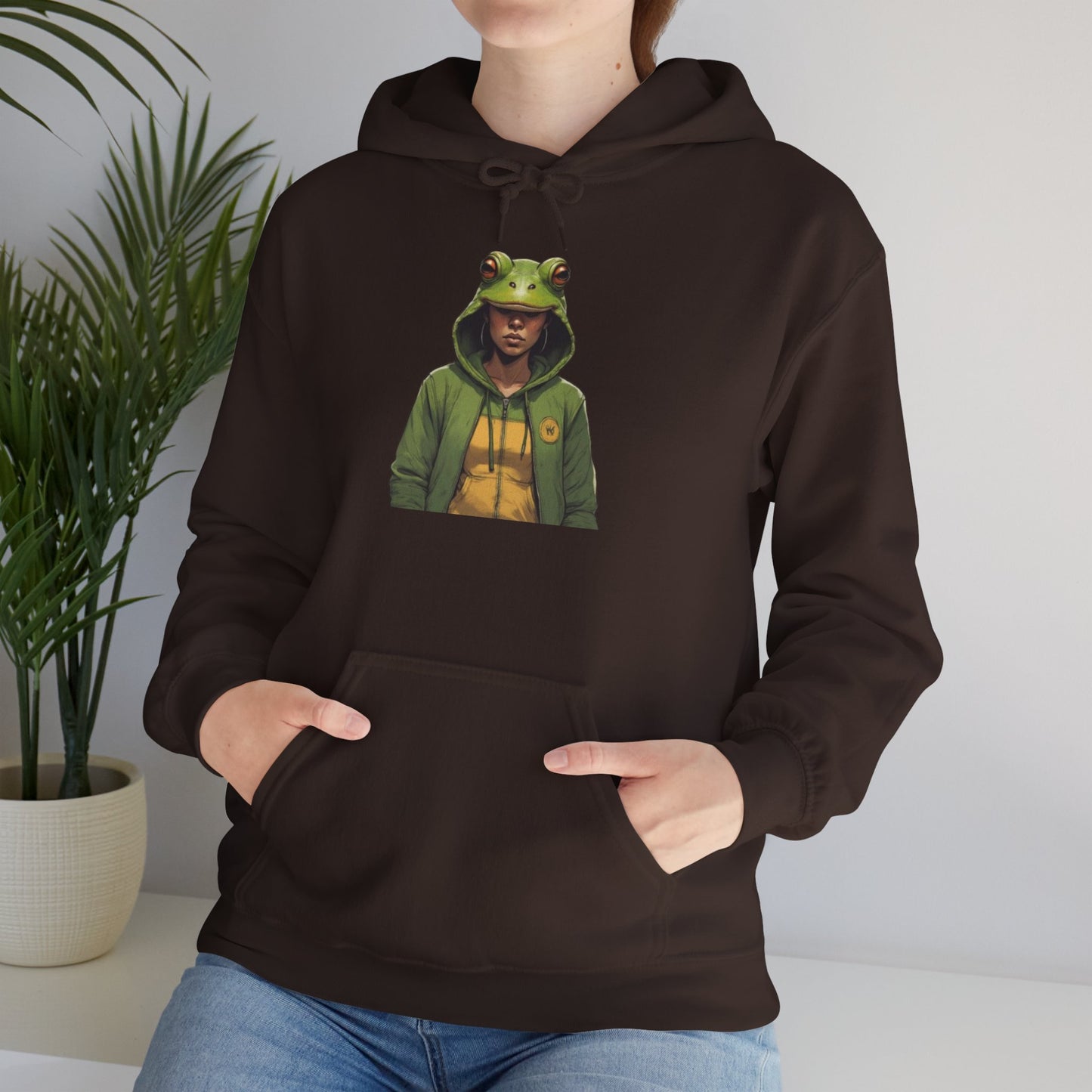 Frog Woman Graphic Hoodie – Unique Statement Streetwear  Just Gigi IFYKYK