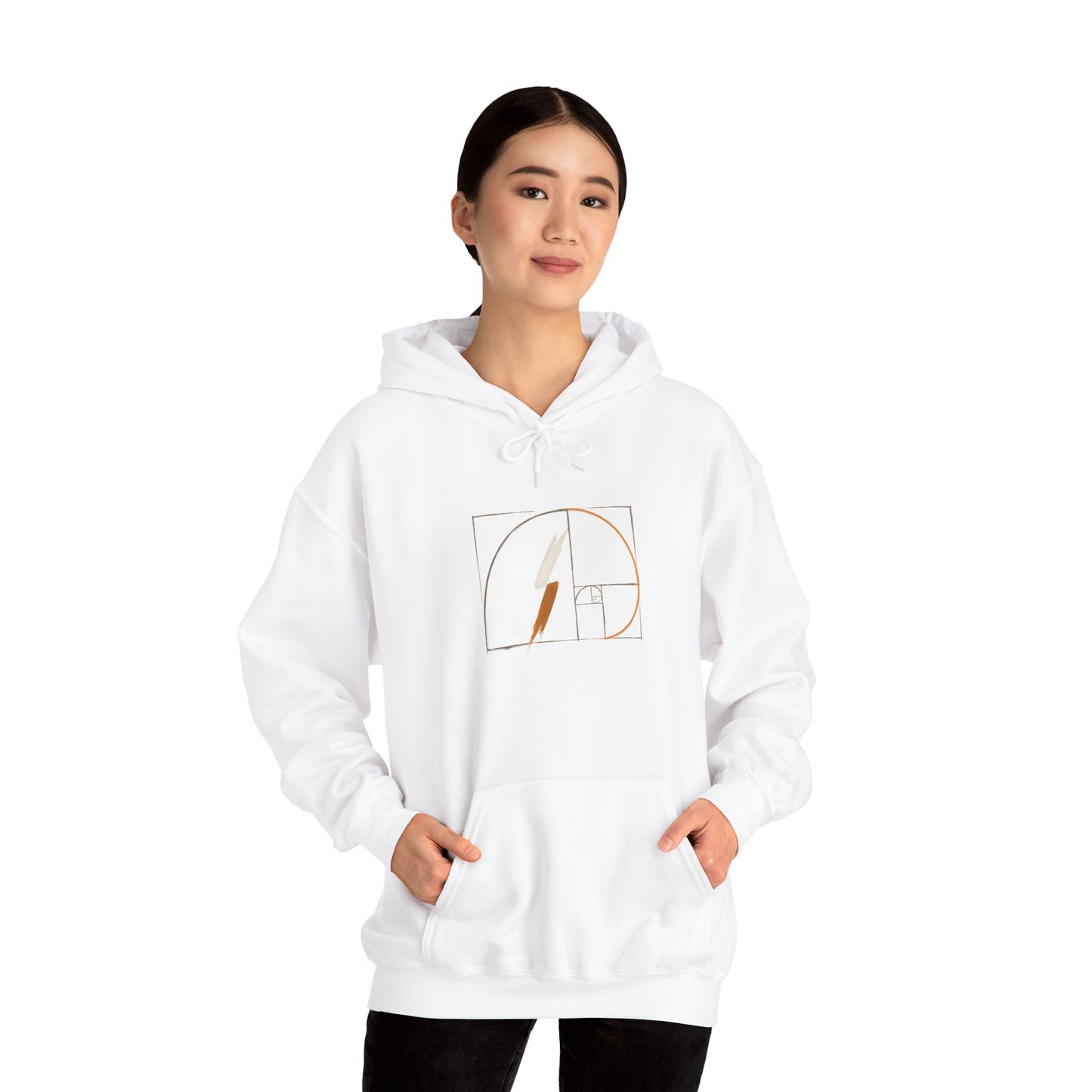 ONWARD Hoodie —Fibonacci Spiral Minimal Design
