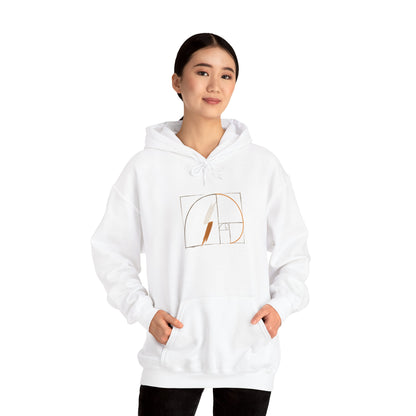 ONWARD Hoodie —Fibonacci Spiral Minimal Design