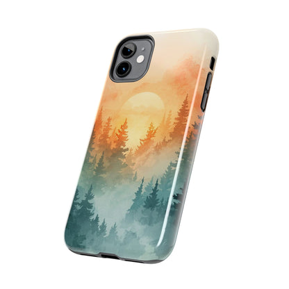 Sunset Forest Mist Tough Phone Case -Just Gigi IFYKYK
