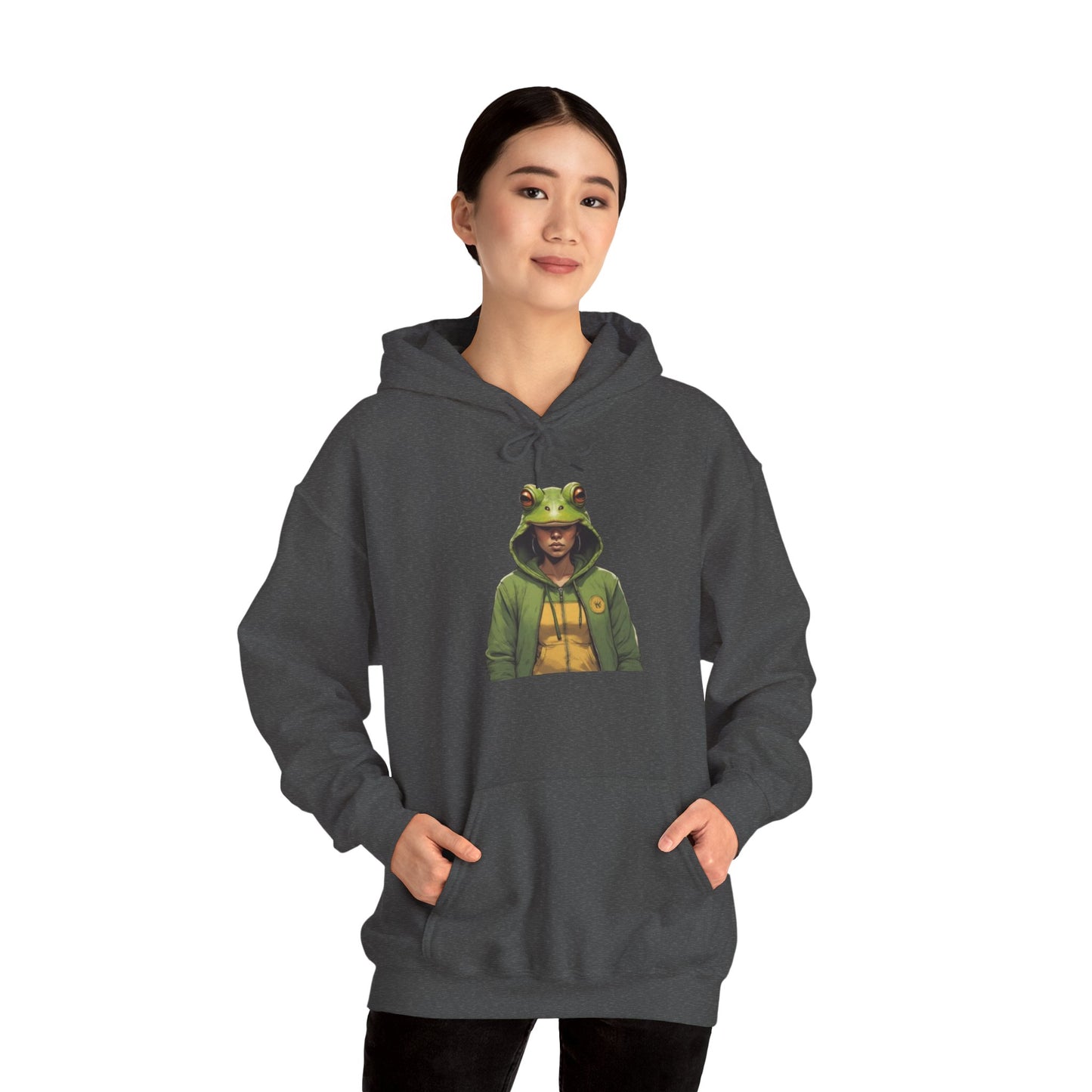 Frog Woman Graphic Hoodie – Unique Statement Streetwear  Just Gigi IFYKYK