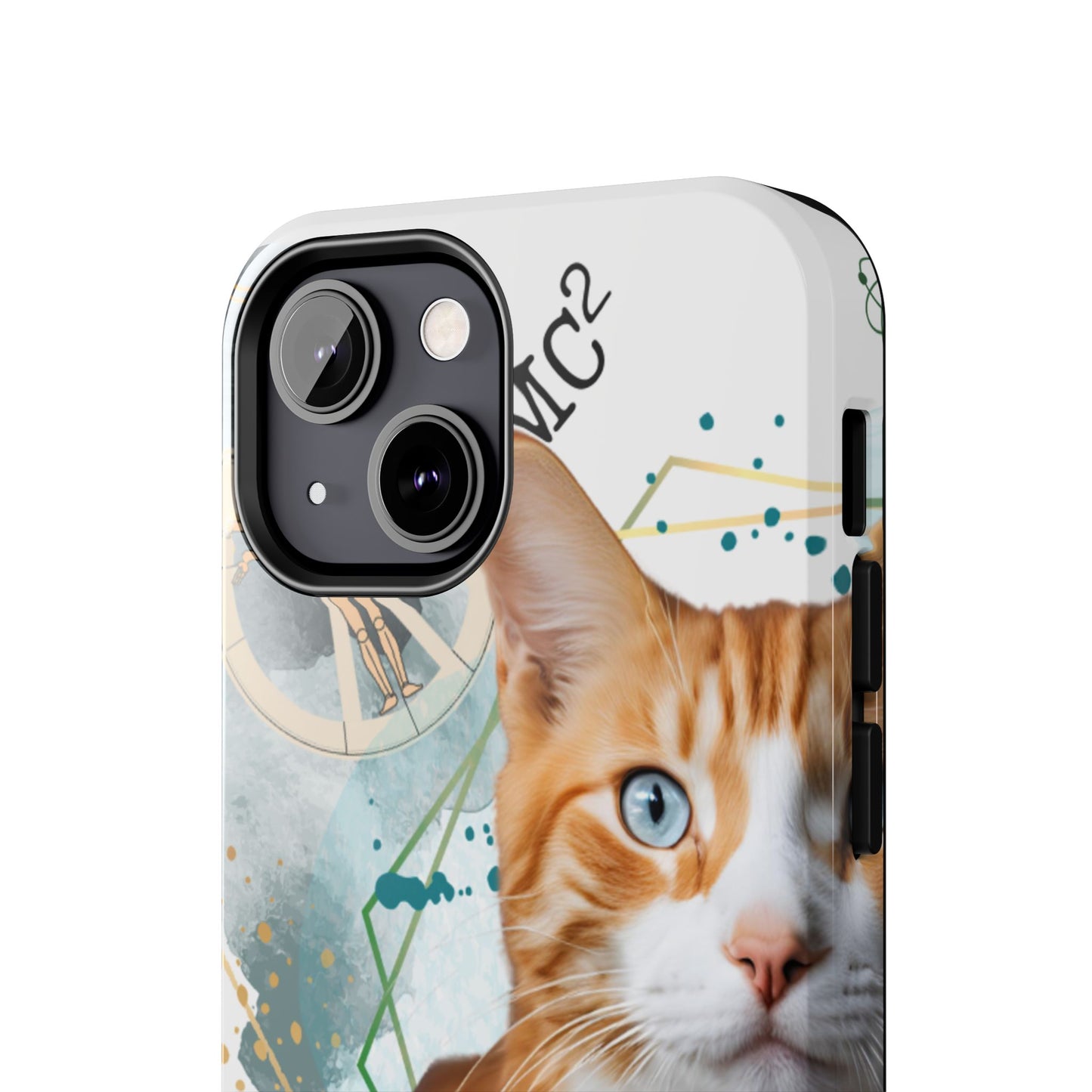 E=MC2 Cat Tough Phone Cases