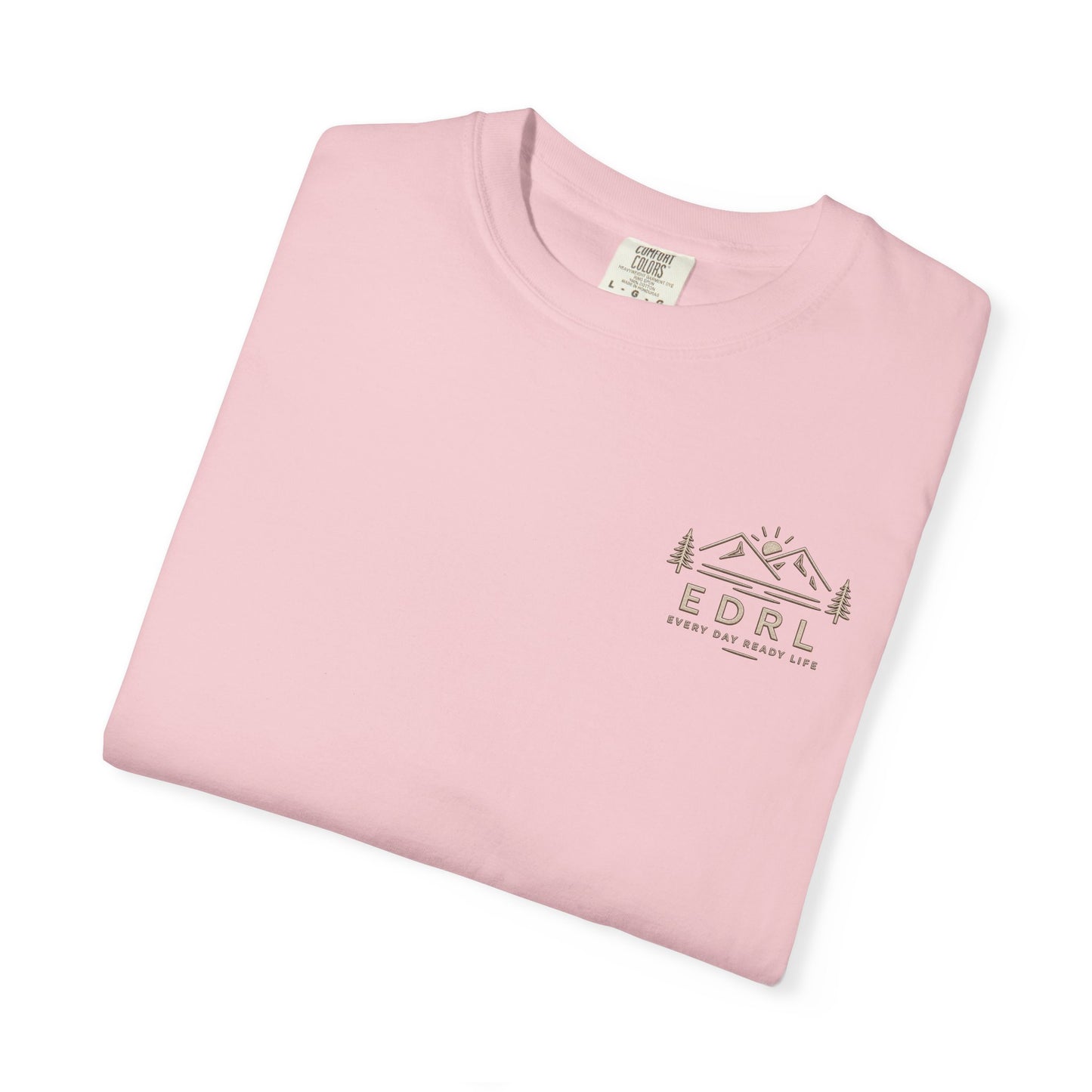 EDRL Mountain Logo T‑Shirt — Minimal Outdoor Crewneck