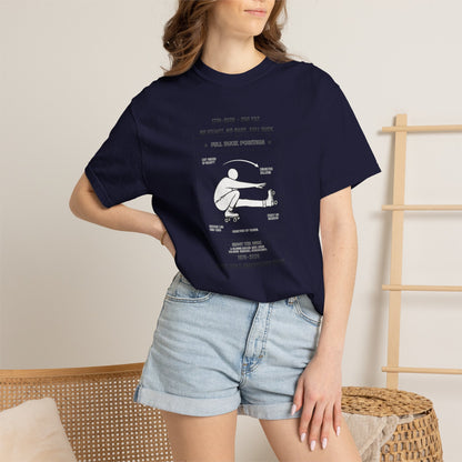Full Duck Position Blueprint Graphic Tee - Just Gigi IFYKYK