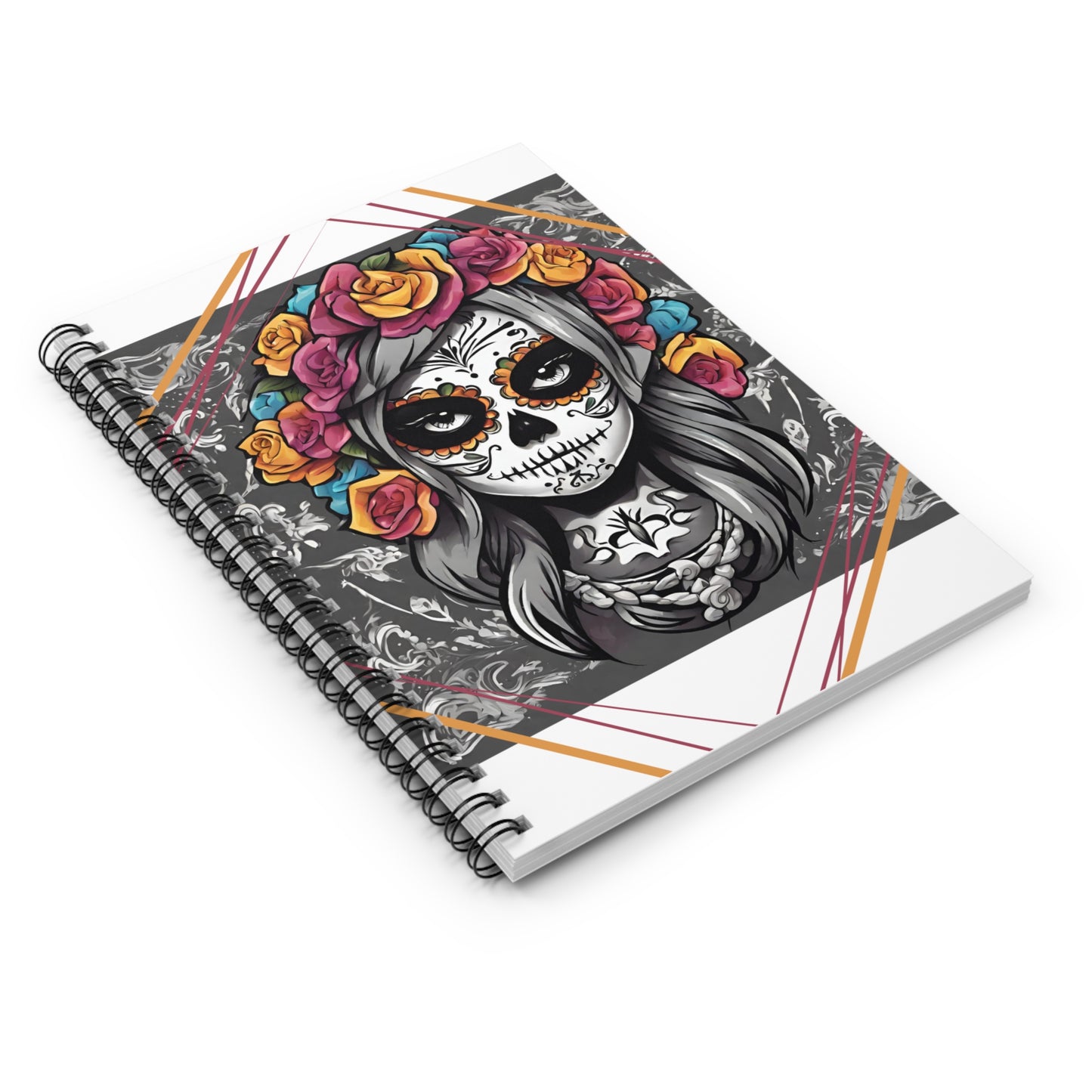 Sugar Skull Spiral Notebook - Just Gigi IFYKYK