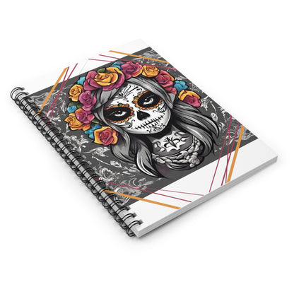 Sugar Skull Spiral Notebook - Just Gigi IFYKYK