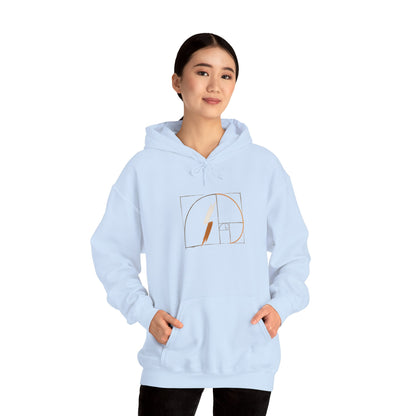 ONWARD Hoodie —Fibonacci Spiral Minimal Design