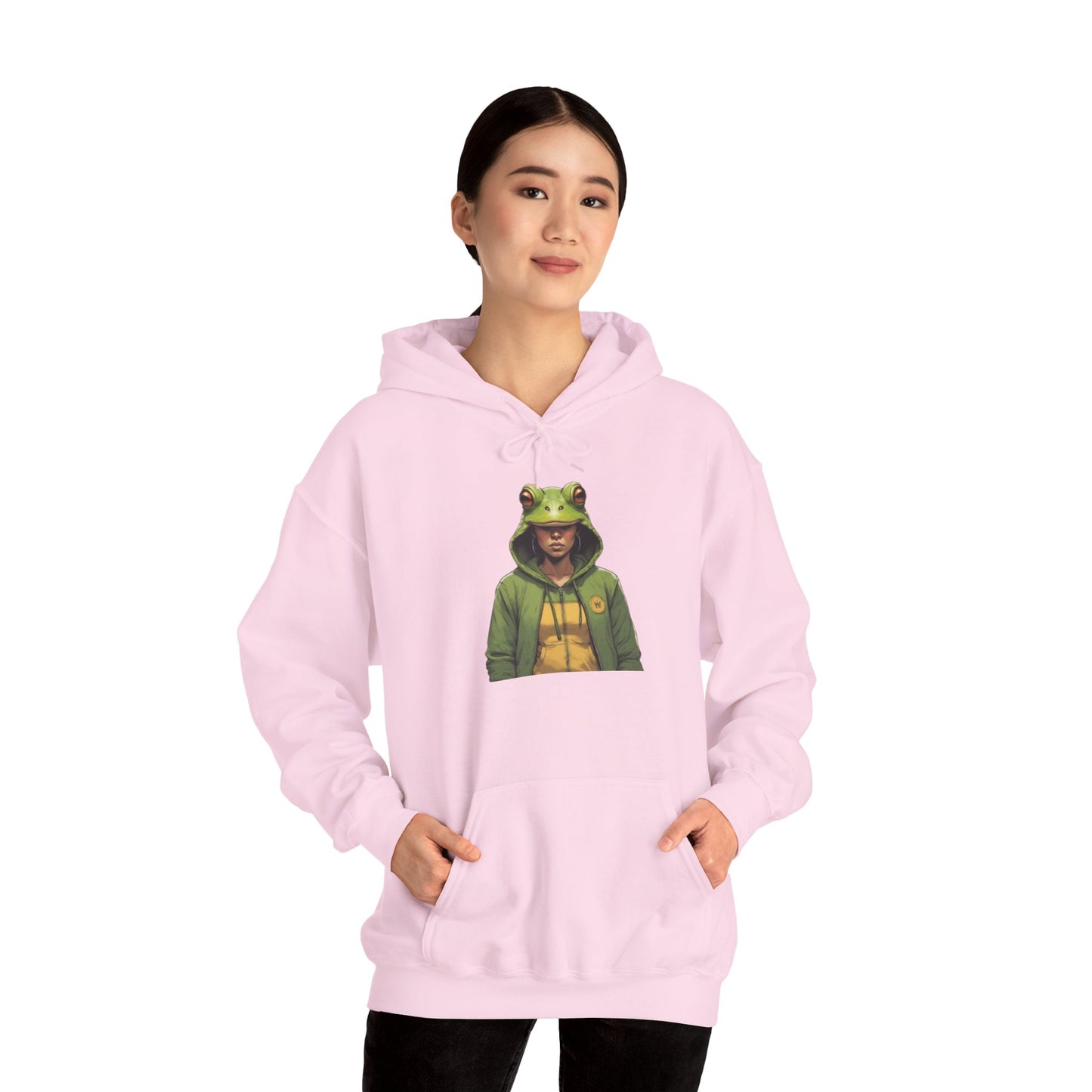 Frog Woman Graphic Hoodie – Unique Statement Streetwear  Just Gigi IFYKYK