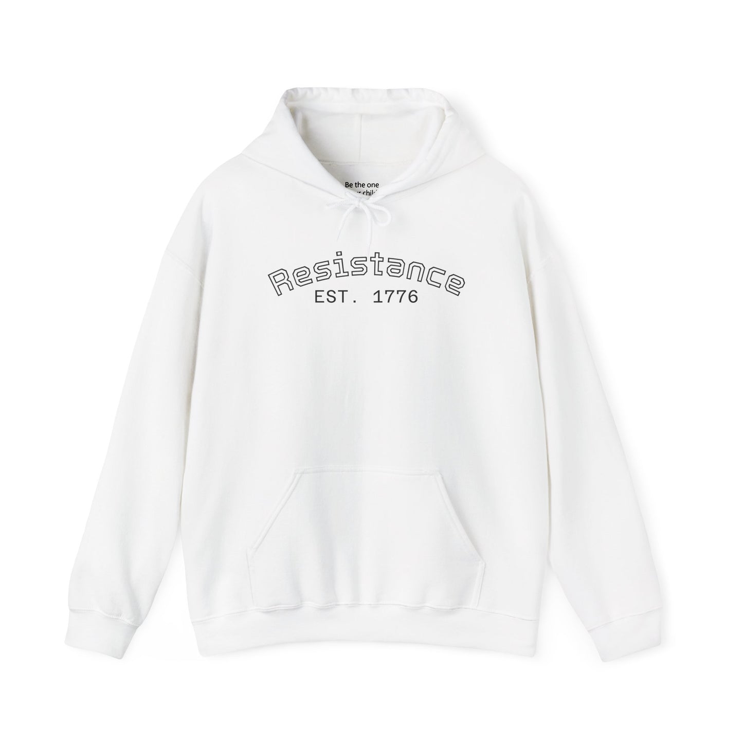 Resistance Est. 1776 Hoodie — Frog Hood Portrait Graphic Sweatshirt