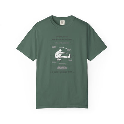 Full Duck Position Blueprint Graphic Tee - Just Gigi IFYKYK