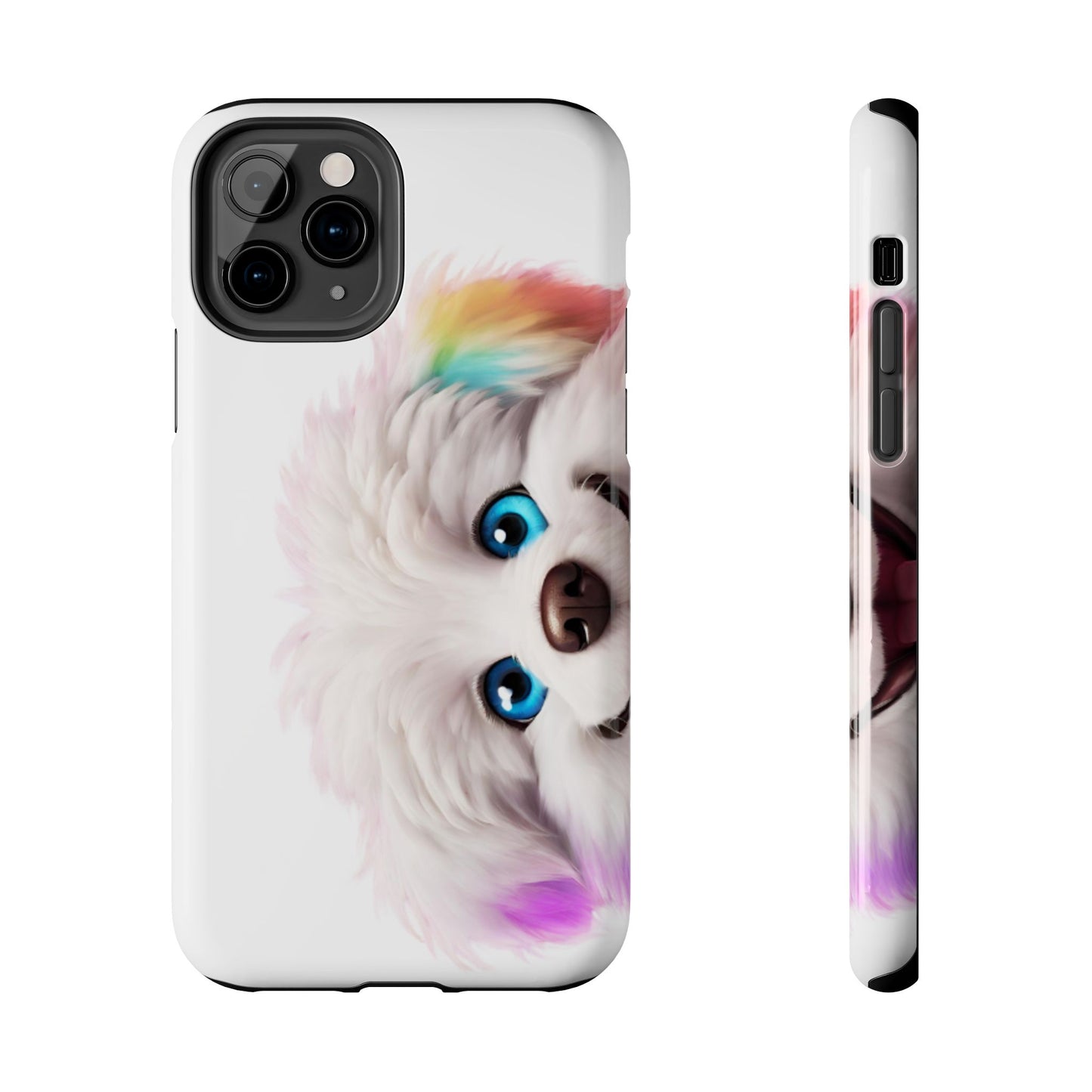 Peeking Doggo design Tough Phone Cases