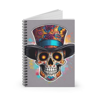 Floral sugar Skull Spiral Notebook - Just Gigi IFYKYK