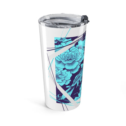 Chic Teal Koi Fish Tumbler - 20oz Just Gigi IFYKYK