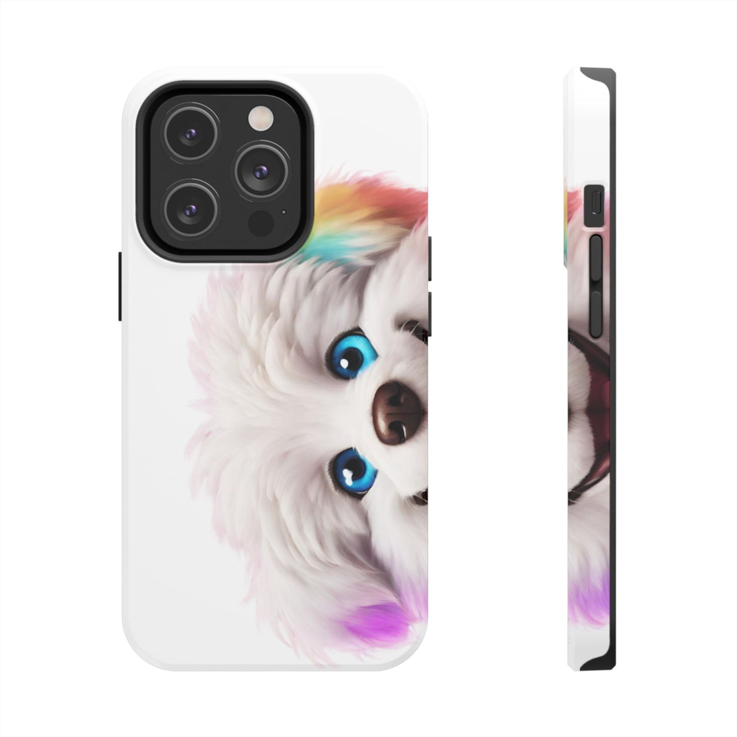 Peeking Doggo design Tough Phone Cases