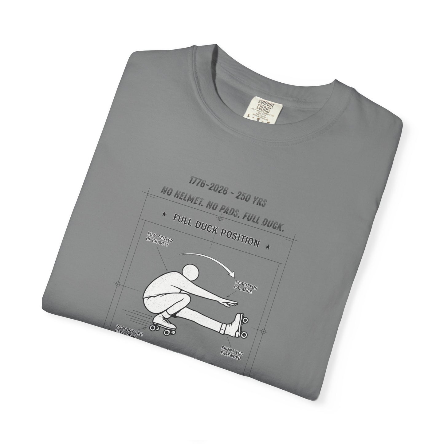 Full Duck Position Blueprint Graphic Tee - Just Gigi IFYKYK