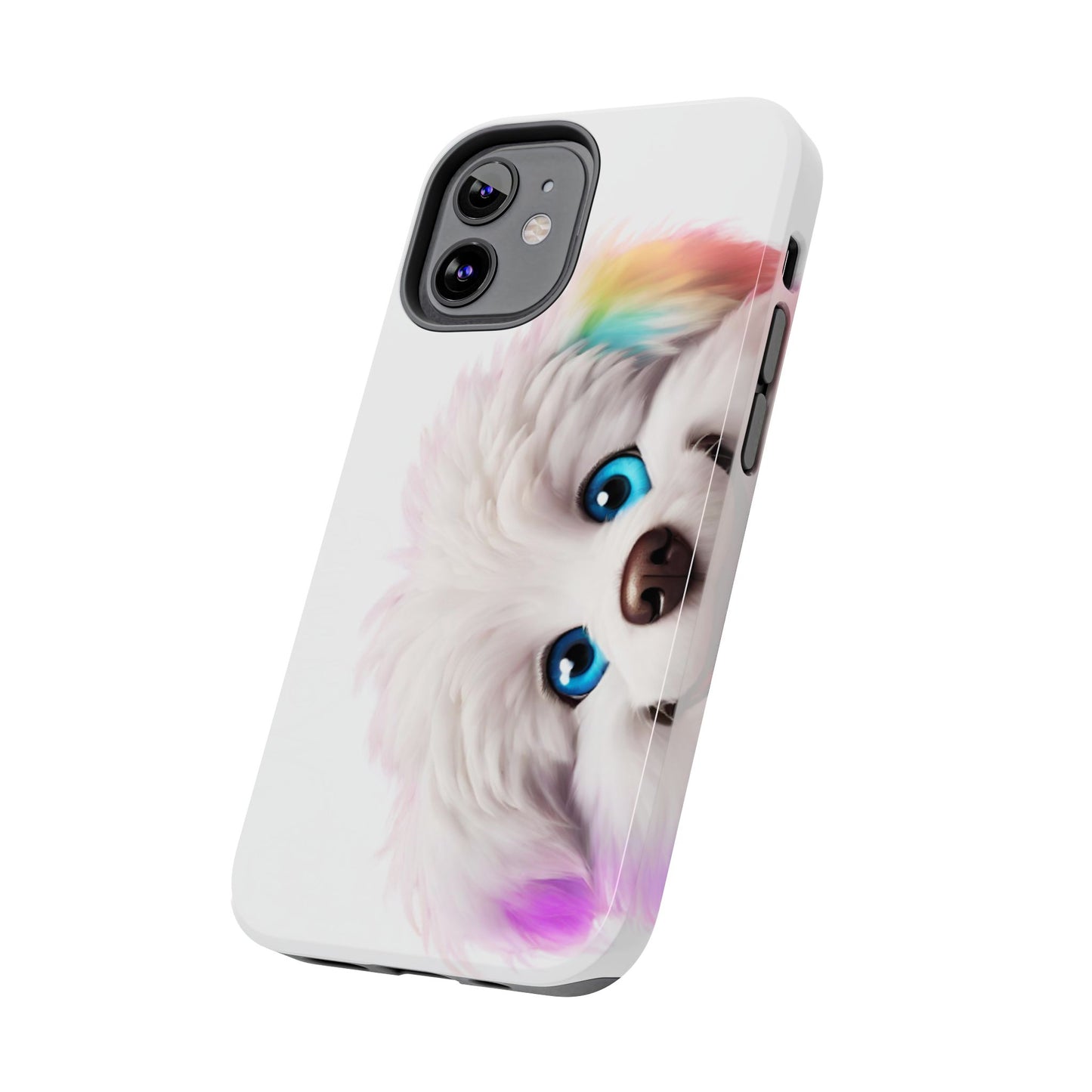 Peeking Doggo design Tough Phone Cases