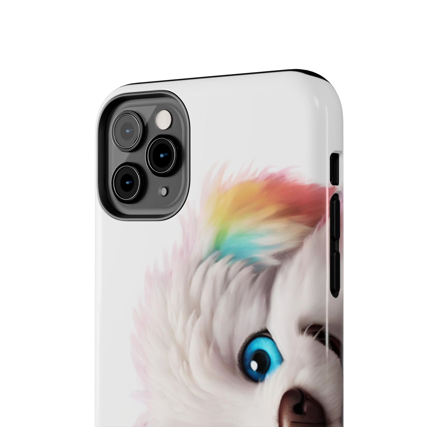 Peeking Doggo design Tough Phone Cases