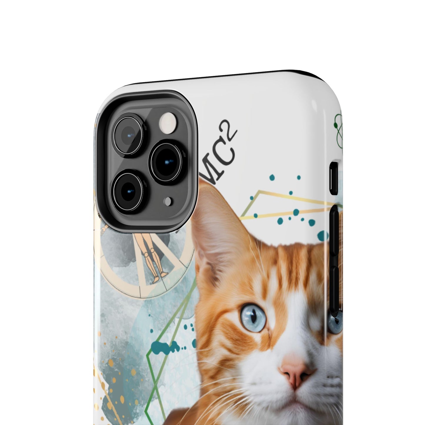 E=MC2 Cat Tough Phone Cases