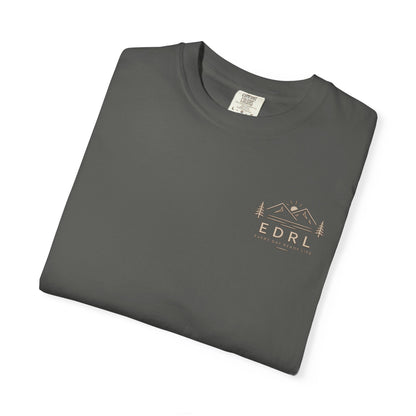 EDRL Mountain Logo T‑Shirt — Minimal Outdoor Crewneck