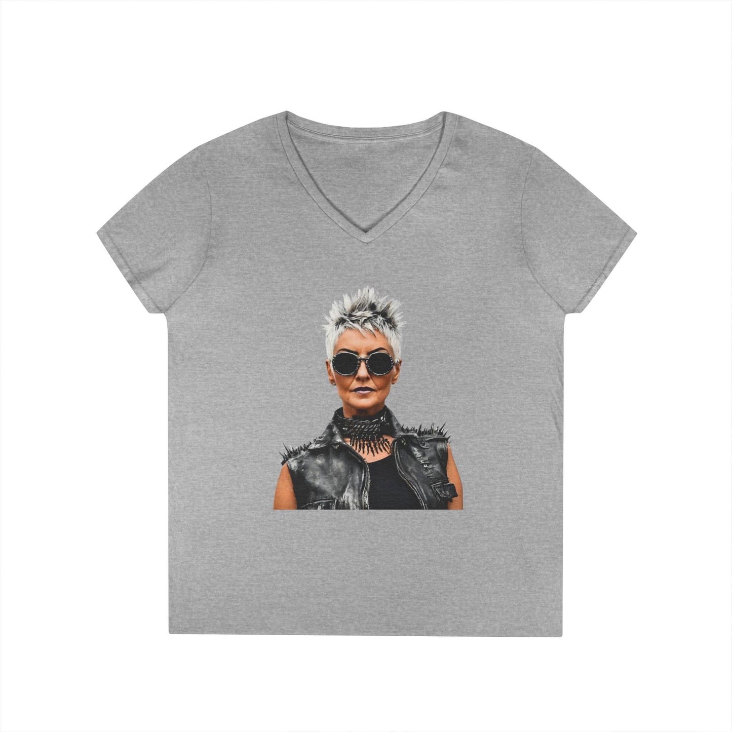 Just Gigi IFYKYK Audaciously You  Ladies' V-Neck T-Shirt