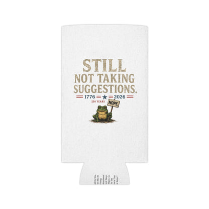 250th Anniversary Patriotic USA Frog Can Koozie