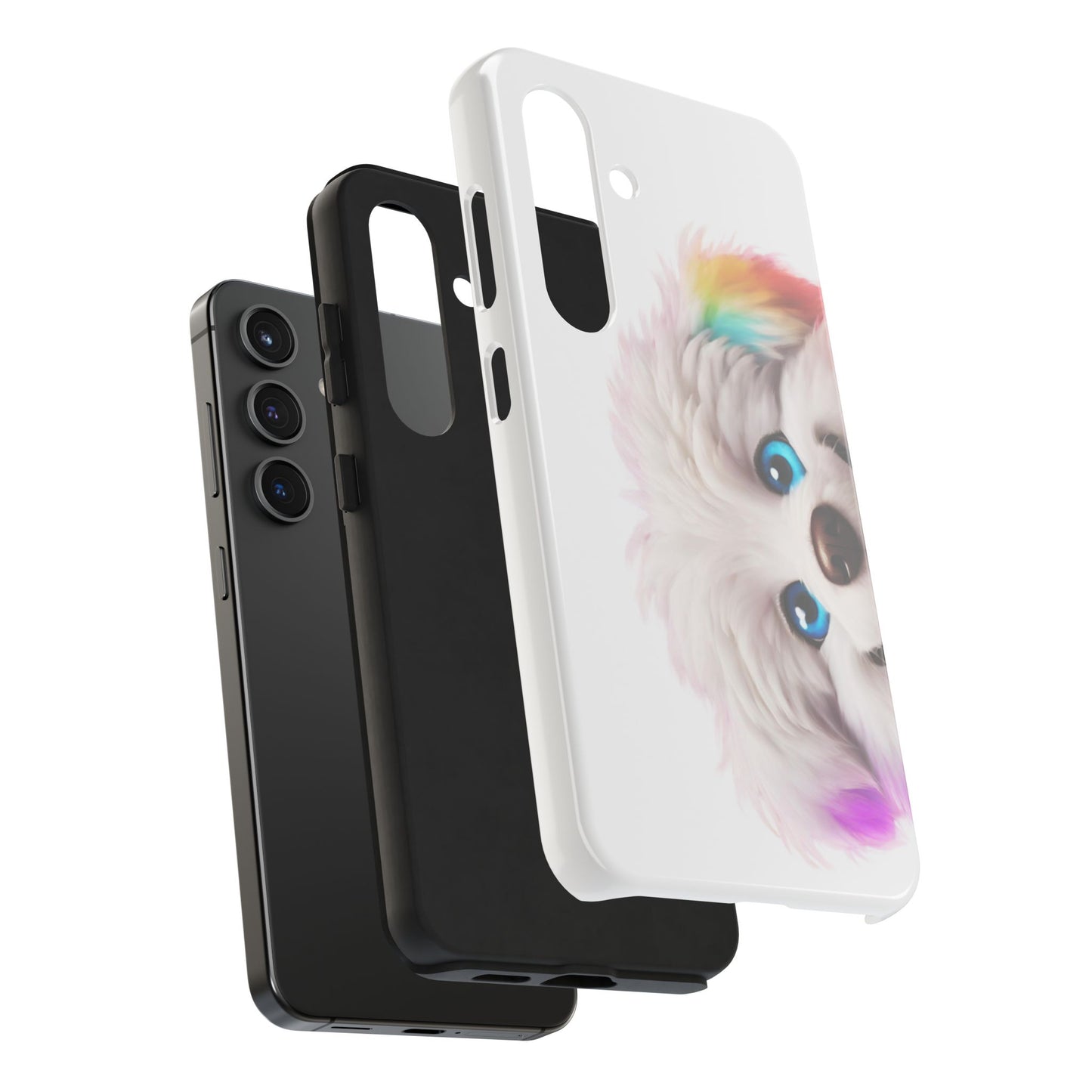 Peeking Doggo design Tough Phone Cases