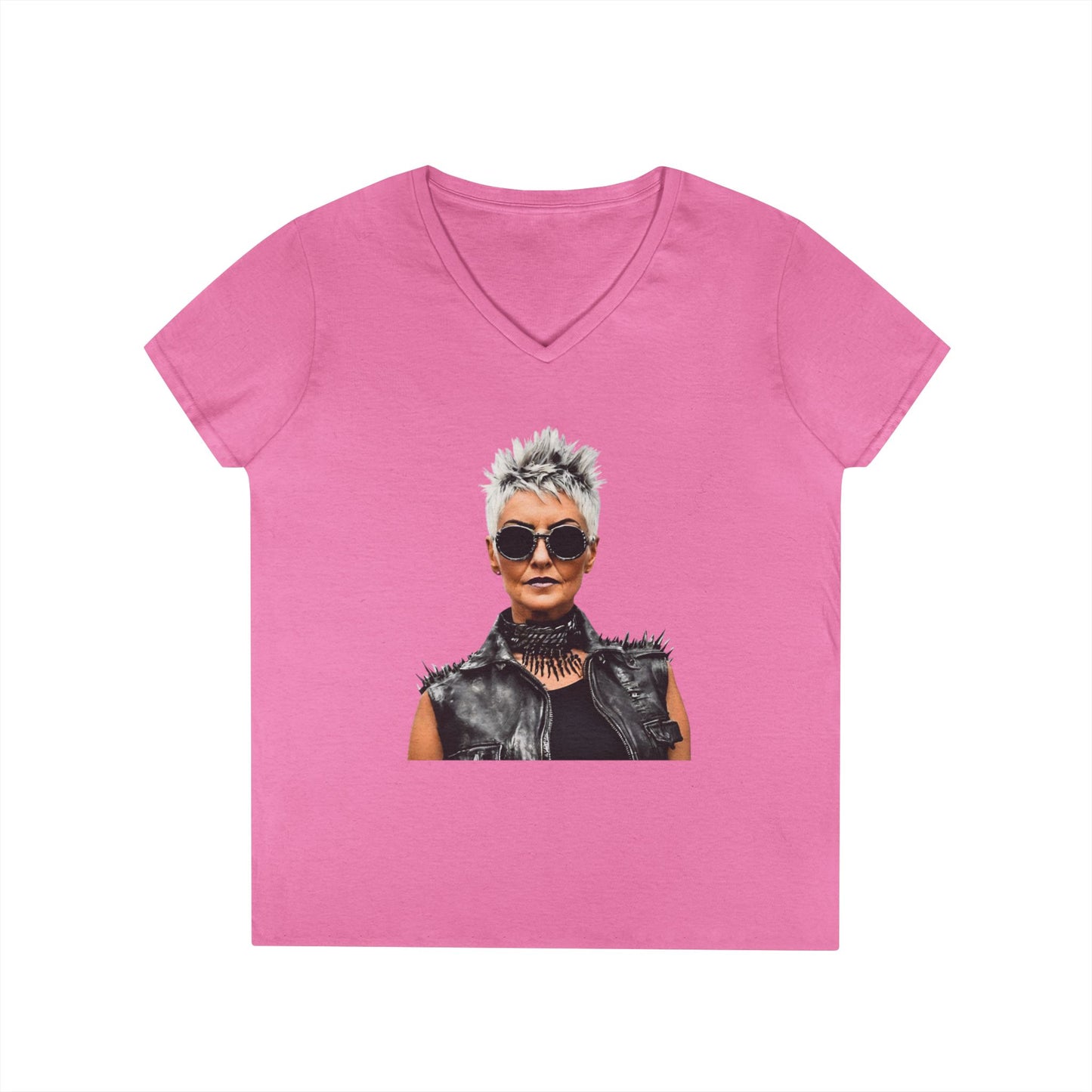 Just Gigi IFYKYK Audaciously You  Ladies' V-Neck T-Shirt