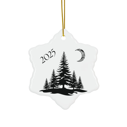 2025 Filigree Moon  Round Keepsake (2-Sided) Ornament