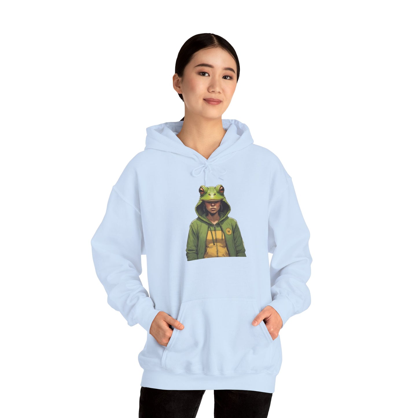 Frog Woman Graphic Hoodie – Unique Statement Streetwear  Just Gigi IFYKYK